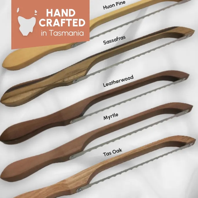 Fiddle Bow Bread Knife (Left Handed)