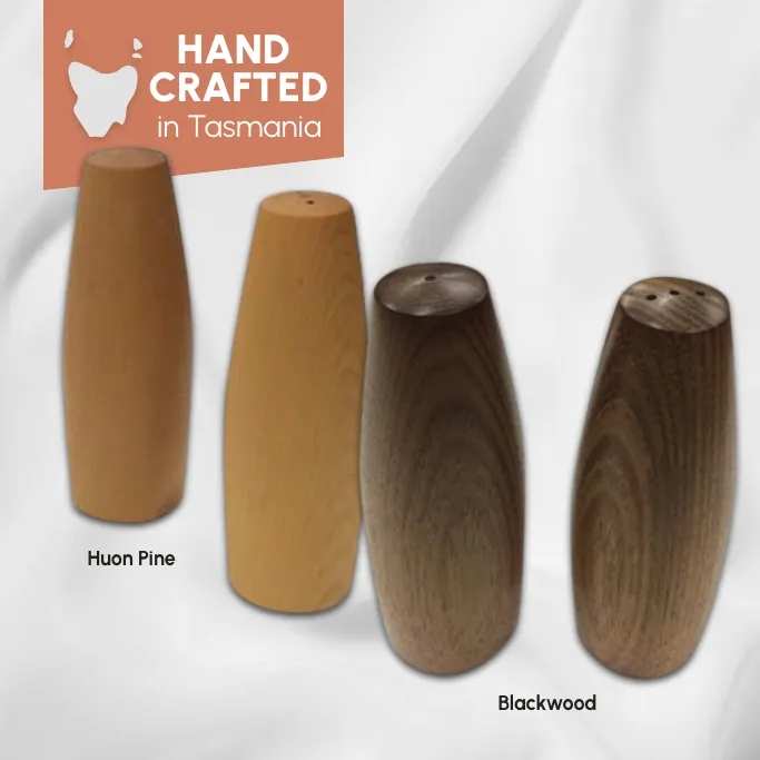 Tasmanian Timber Salt and Pepper Shakers